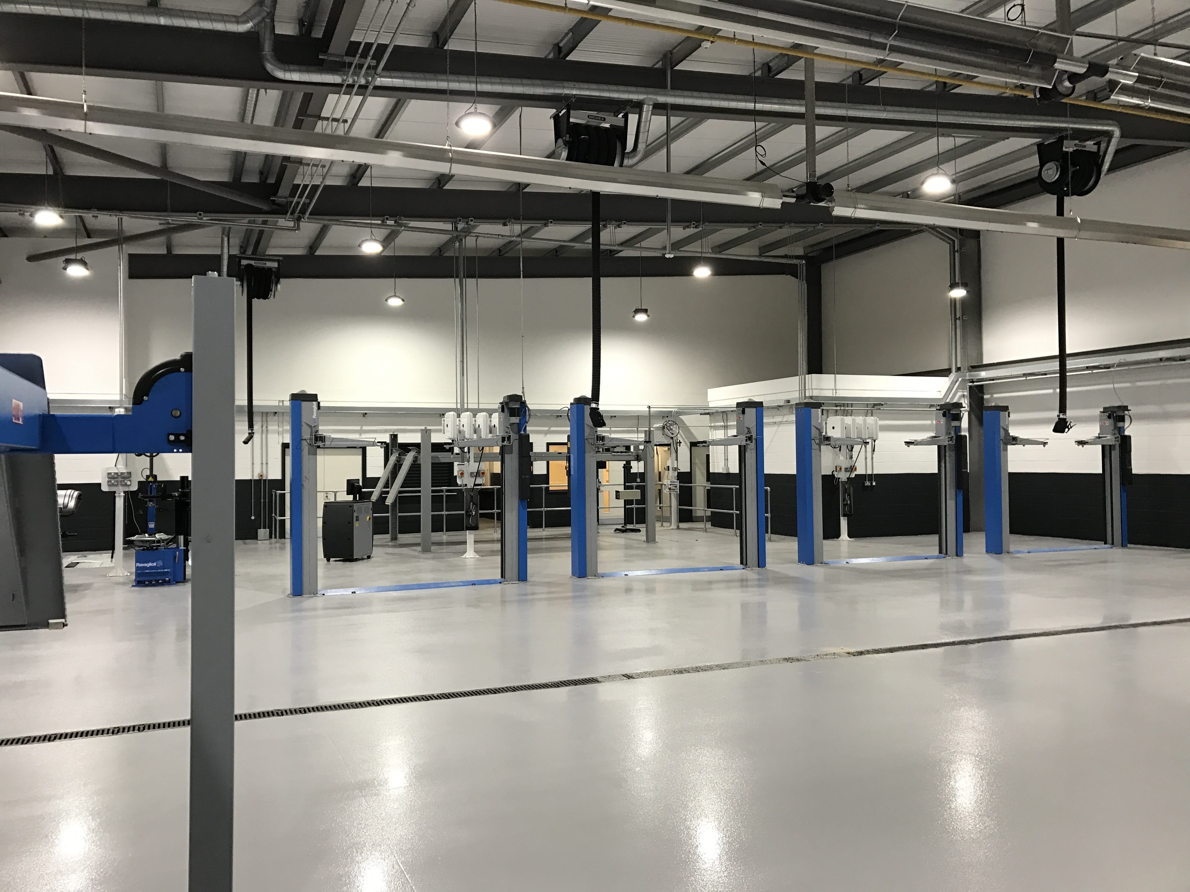 monarcoat 720 epoxy resin workshop floor coating grey