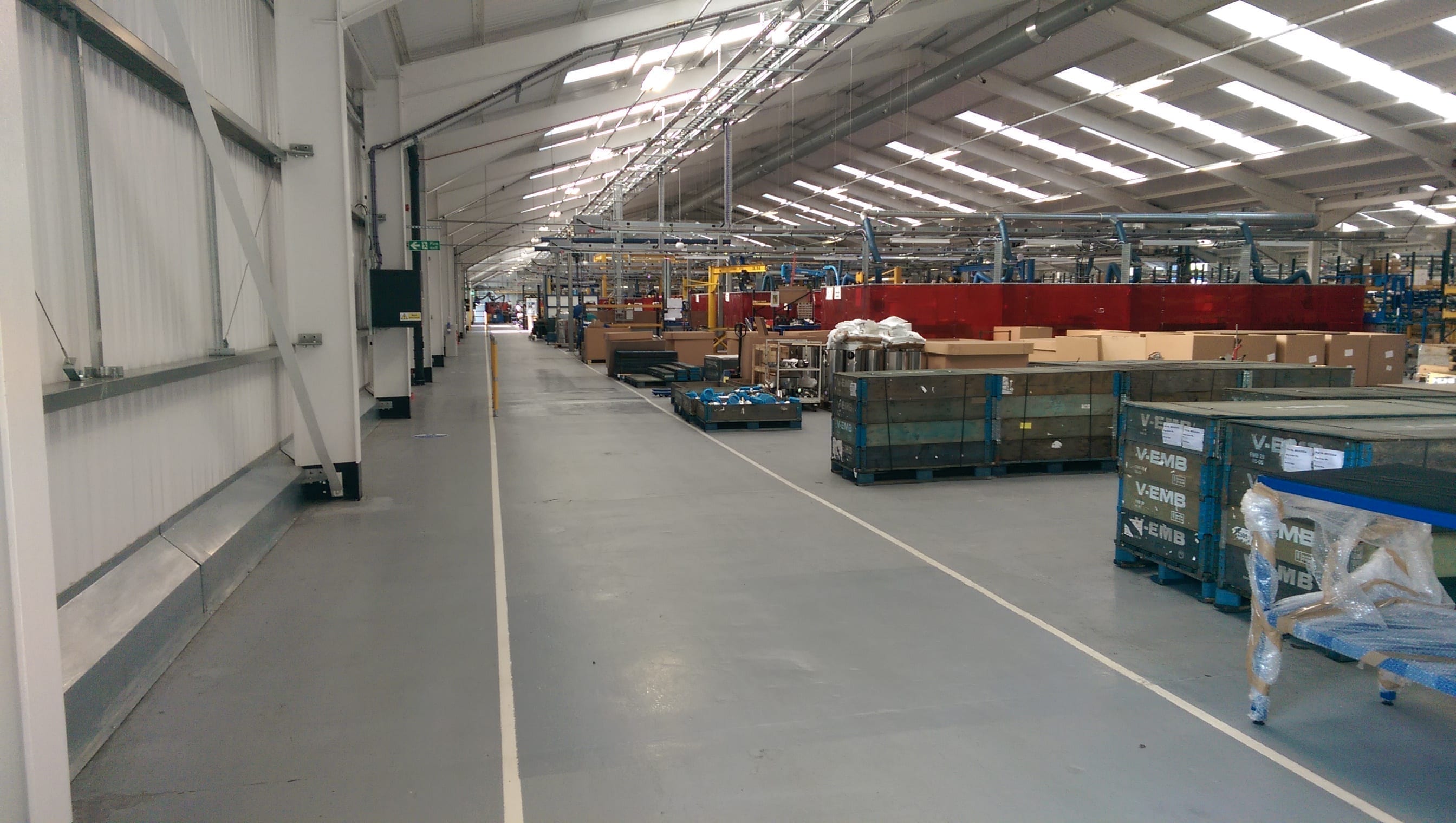 warehouse resin flooring