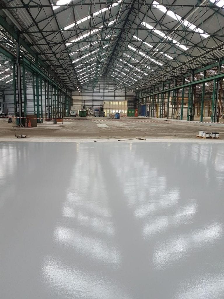 manufacturing flooring - epoxy resiin