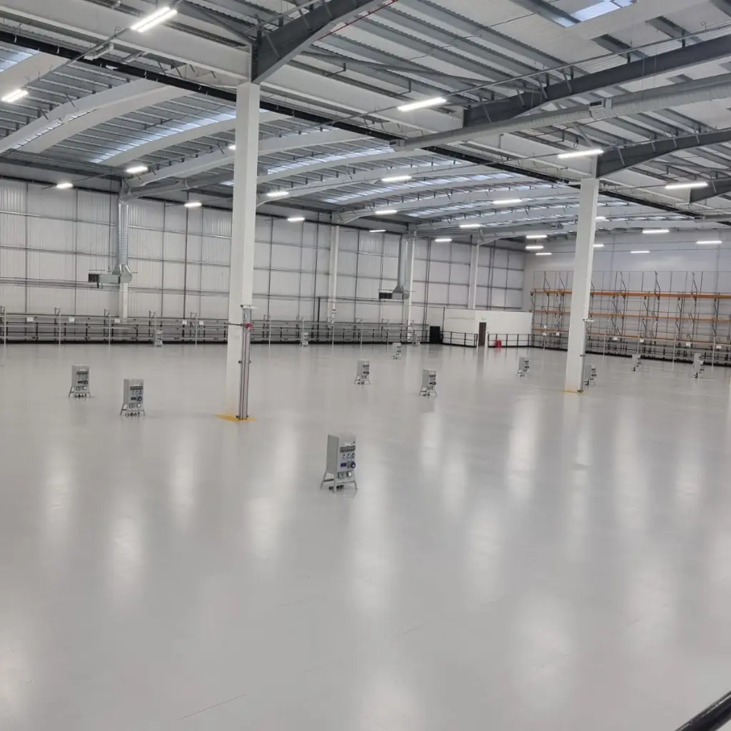 epoxy resin grey floor
