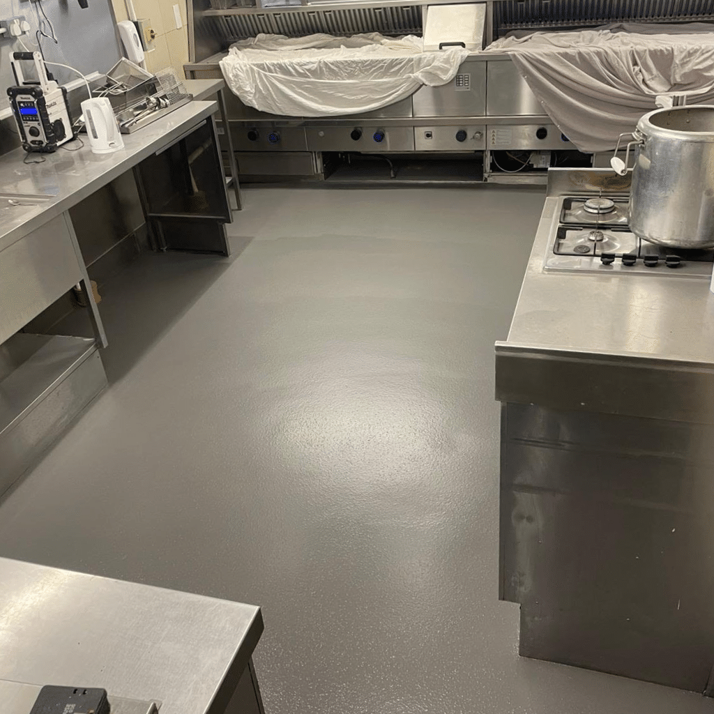 polyurethane resin floor installation